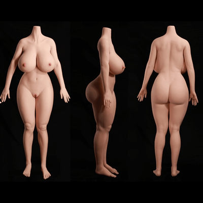 TPE / Silikon Body Boneka Seks Disesuaikan Dengan Bokong Besar Dan Payudara Besar-Marcy